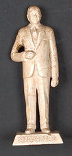 Marx 1960s U.S. President Eisenhower unpainted hard figures 2 3/4