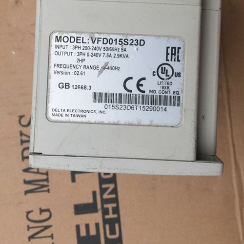 1PC USED DELTA PLC VFD015S23D Good Tested - Picture 3 of 3
