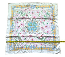 Vintage Pierre Balmain Head Scarf Polyester 28" x 28"