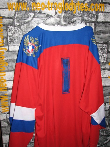 Vintage Russia CCCP #1 team hockey on ice jersey shirt trikot maillot - Picture 2 of 3