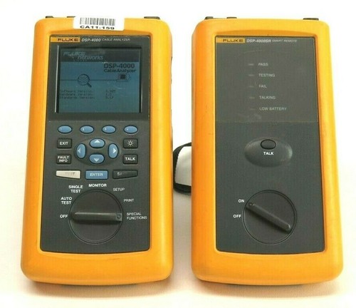 Fluke Networks DSP-4000 DSP-4000SR Cable Tester - Picture 3 of 11