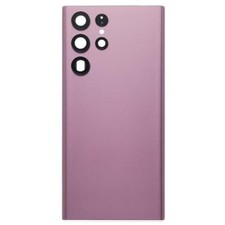 For Samsung Galaxy S22 Ultra Replacement Battery Cover & Lens Burgundy UK Stock
