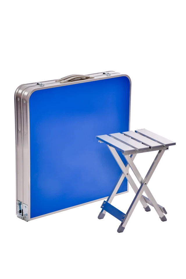 Alu Camping Hocker Stuhl klappbar stabil leicht - Bild 2 von 4