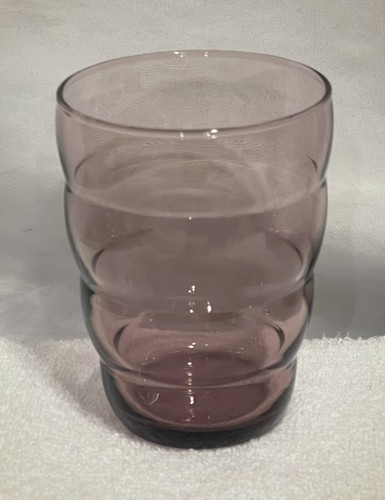 6 IKEA Skoja Beehive Bubble 4" Tumblers Amethyst Purple Glasses Discontinued - Picture 3 of 5