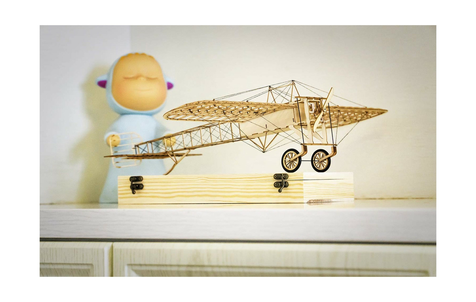 Viloga Balsa Wood Airplane Kits DIY Bleriot Wooden Models Aircraft,Laser Cut eBay