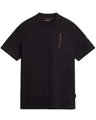 T-Shirt T-Shirt Napapijri S-Weddell Homme Coton Noir - Photo 1/4