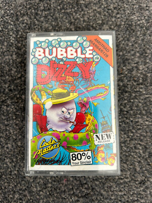 Bubble Dizzy - Amstrad Tape - Codemasters - getestet funktioniert super Zustand