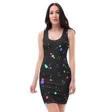 Galactic Outerspace Pattern Bodycon dress - Fashion, Eye Catching