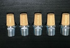 (4 Pcs) Parker, EM50 Muffler/Filter 1/2"NPT Male 7/8"Hex Size 250 PSI , New