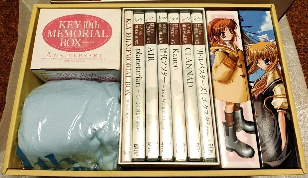 KEY 10th MEMORIAL BOX Kanon AIR PC Clannad Little Busters Tomoyo