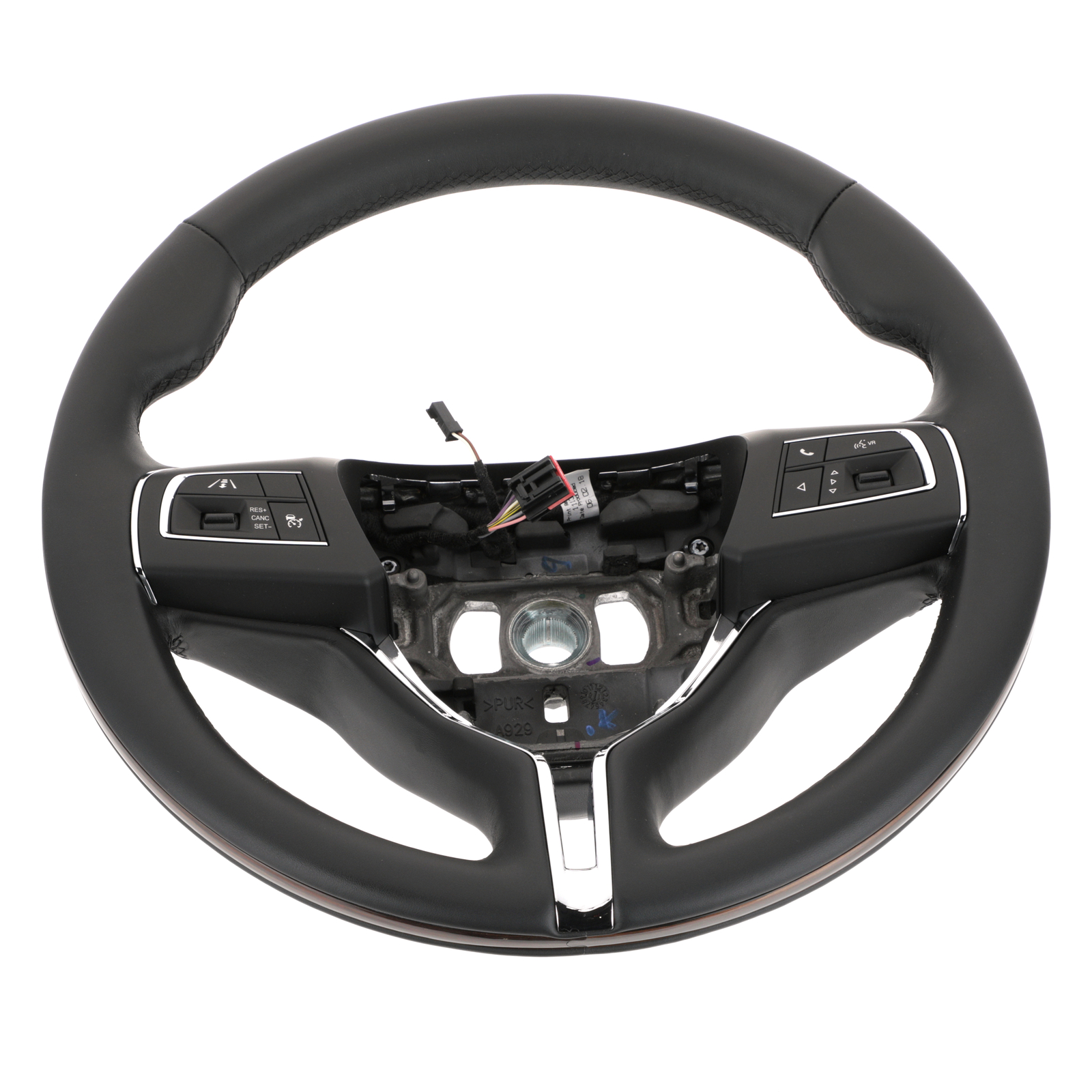 GENUINE MASERATI Black And Ebony Complete Steering Wheel Assembly 670066070