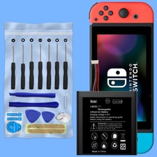 Long Lifespan 1x 4220mAh Business Battery Tool Set f Nintendo Switch HAC-001 USA