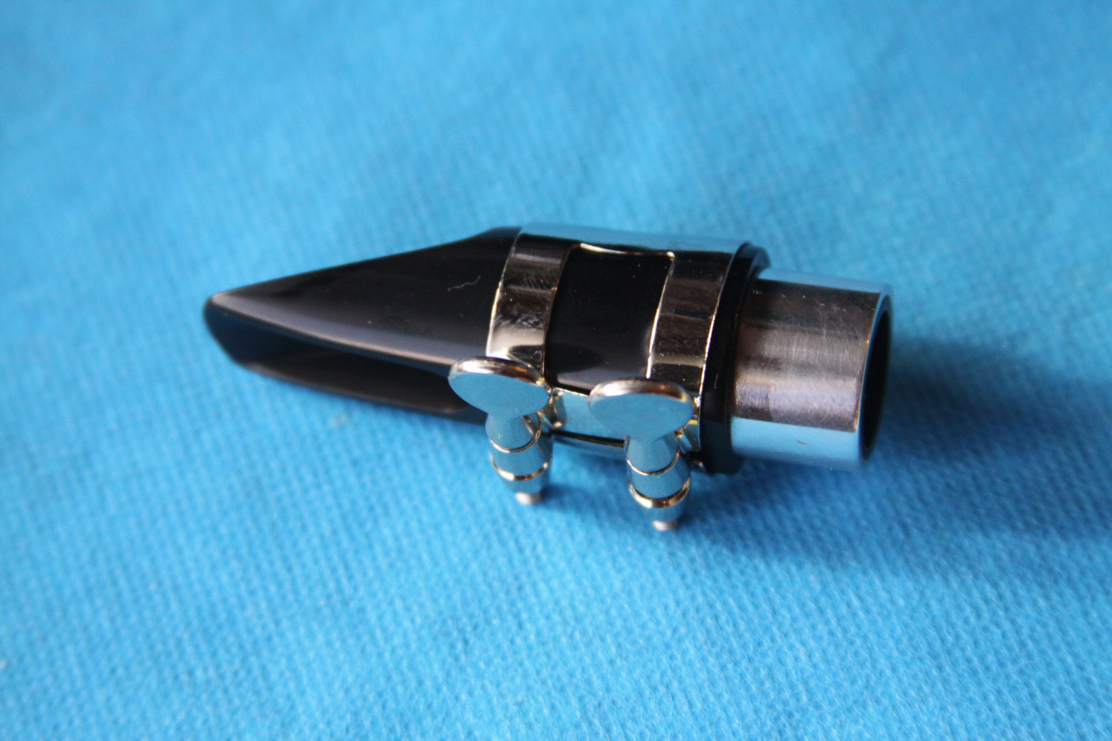 Bari Hard Rubber Soprano Sax .068 Opening Mouthpiece, Ligature & Cap