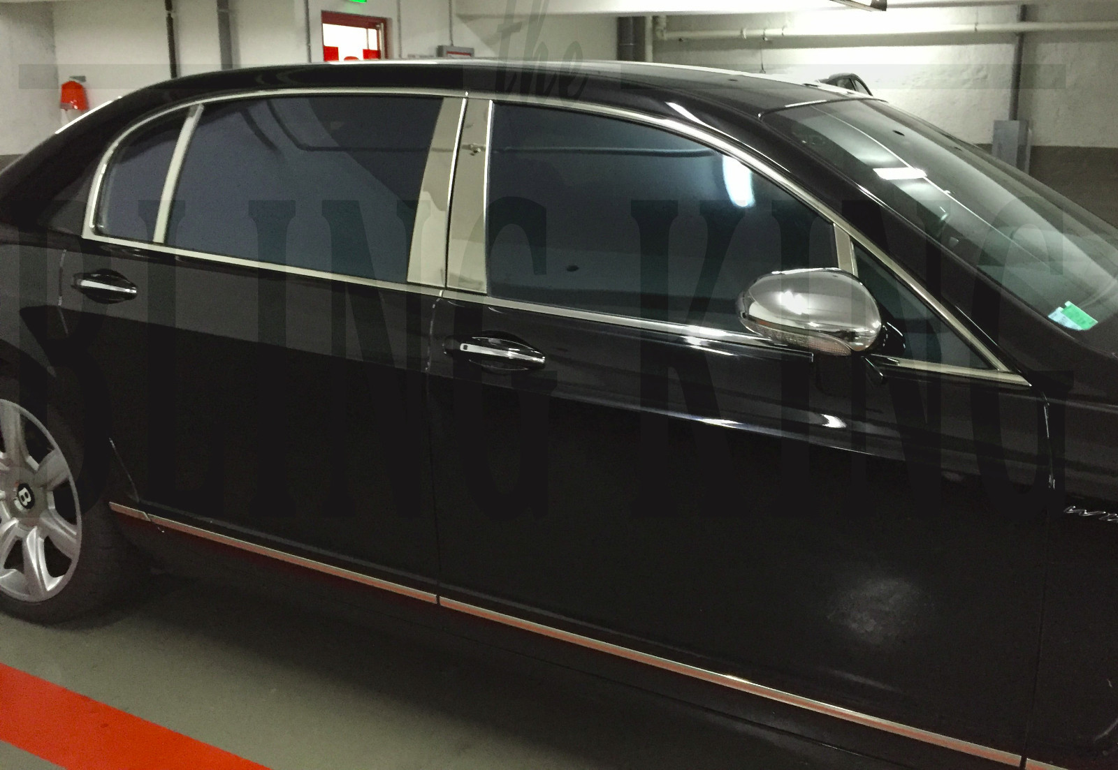 2010-2012 Bentley Continental Flying Spur stainless steel Pillar Post Trim