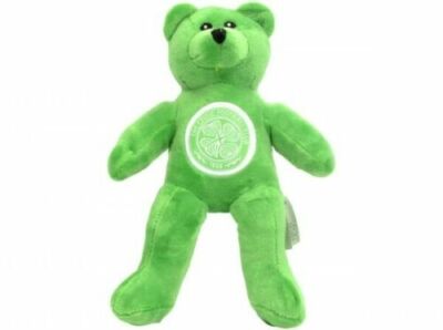 Celtic FC Bär solide Beanie Teddy grün Fan Geschenkidee Spielzeug Kinder offizielle Lizenz