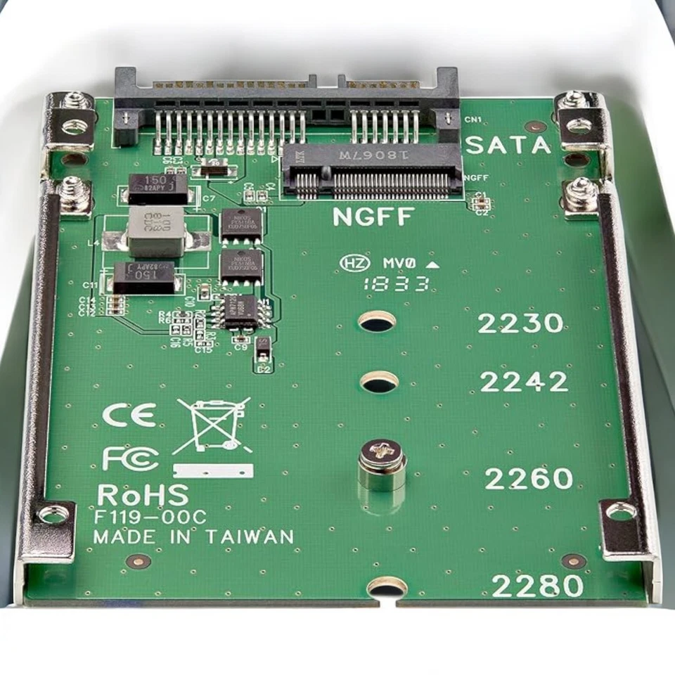 SATA Adapter Converter StarTech M.2 NGFF SSD to 2.5in SATA Hard Drive Converter - Image 4 of 4