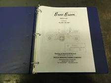 Broce Broom RJ-350 RC-350 Broom Parts List Manual