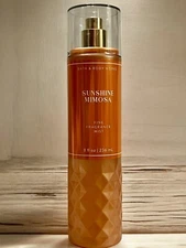 Bath and Body Works SUNSHINE MIMOSA Fine Fragrance Body Mist Spray 8 oz New
