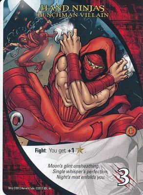 HAND NINJAS Upper Deck Marvel Legendary VILLAIN HENCHMAN | eBay