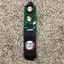 NEW DEMON SLAYER Anime Crew Socks Men Sz 8-12 XL Kimetsu No Yaiba Tanjiro Kamado