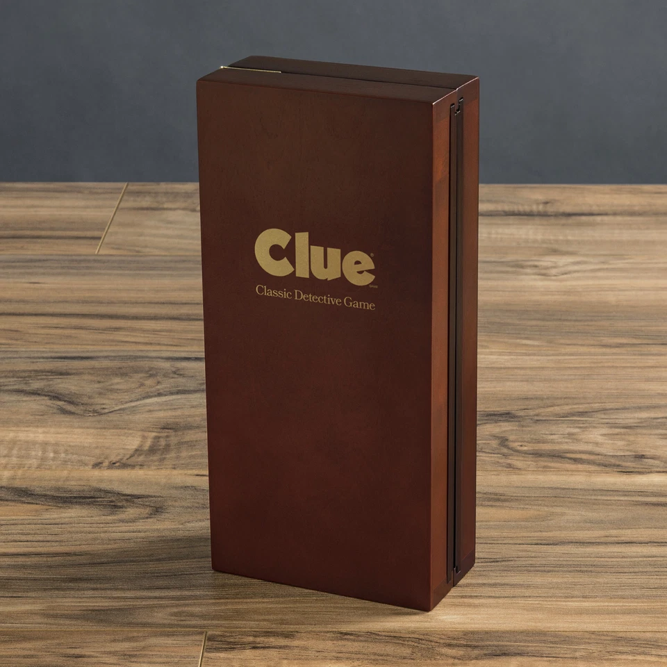 Juego de mesa plegable de madera Clue Deluxe Travel Edition Road Trip envío gratuito Foto 2 de 4