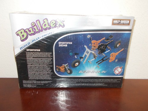 Harley-Davidson Buildex Build-n-Play Real Wood Model in Box - Picture 3 of 3