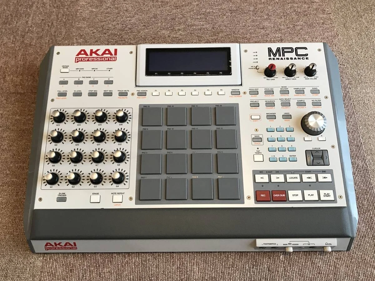 AKAI MPC RENAISSANCE Samplers Sequencers Professional MIDI Controller Working