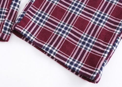 Men's Pajamas Set 100% Cotton Sleepwear Long Sleeve Button Top Pants Nightwear - Picture 53 of 70