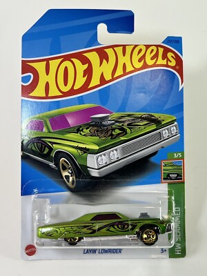 Hot Wheels Layin' Lowrider 2023 HW Slammed Green