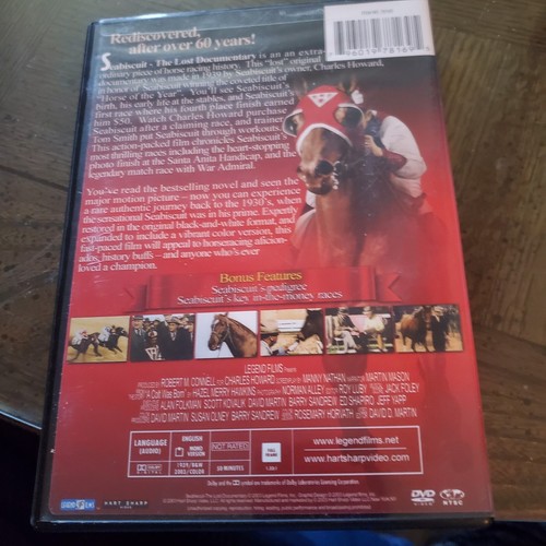Seabiscuit The Lost Documentary Dvd Made In 1939 Free Ship U.s. - Picture 3 of 3