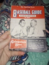 1948 the Sporting News Baseball Guide Harry Caray Radio Edition
