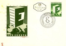 AUSTRIA - 1959 - EUROPE - FDC.