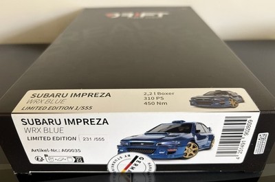 Sturmkind Drift Racer SUBARU IMPREZA WRA BLUE LIMITED EDITION 1/555 Ungeöffnet