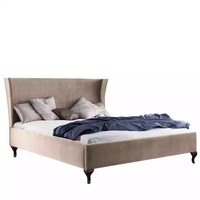 Bett Polster Design Luxus Doppel Hotel Betten Barock Holz MöBel Neu