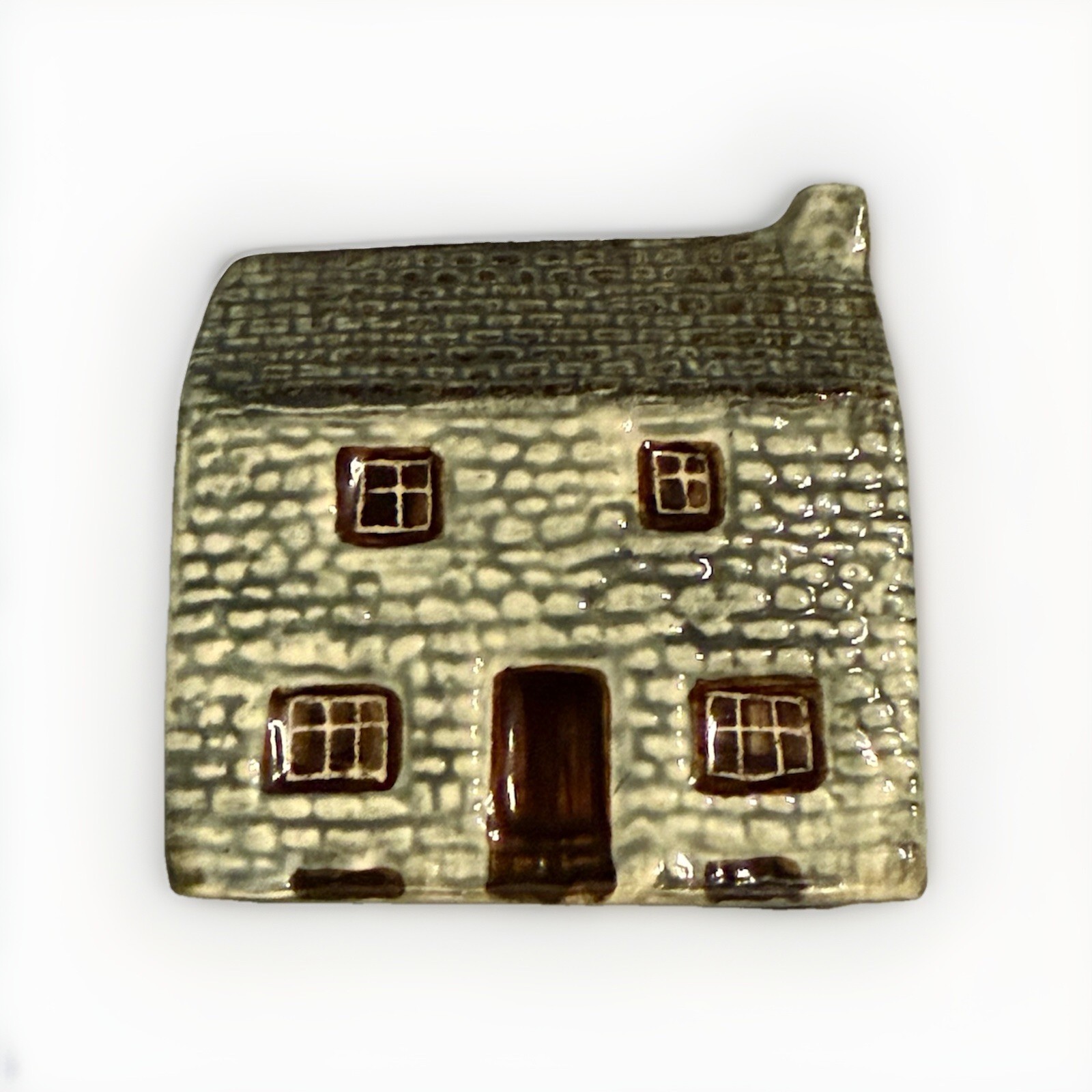 Vintage Keller Charles Village Building Toll House Handpainted England 1980s