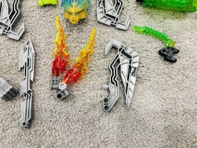 RARE Bionicle Lot Parts Pieces Masks Skull Grinder Basher Piraka 70795 70793
