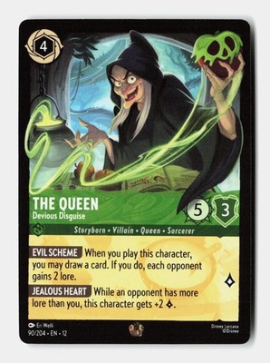 The Queen - Devious Disguise 12 90/204 Lorcana TCG NM