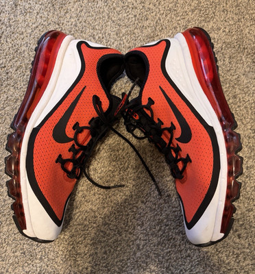 Nike Air Max More Team Orange Habanero Red AR1944-600 Mens Size 10.5 Lifestyle