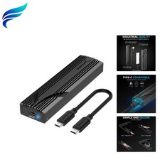 Easy-Use USB C NVMe SSD Enclosure - 10Gbps Tool-Free Design for 2230-2280 Models