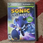Sonic Unleashed Xbox 360 CIB – Tested – Case art Damaged – TESTED