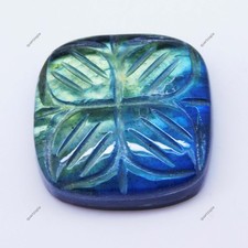 25.55 Ct Madagascar Natural Fire Labradorite Certified Untreated Gemstone