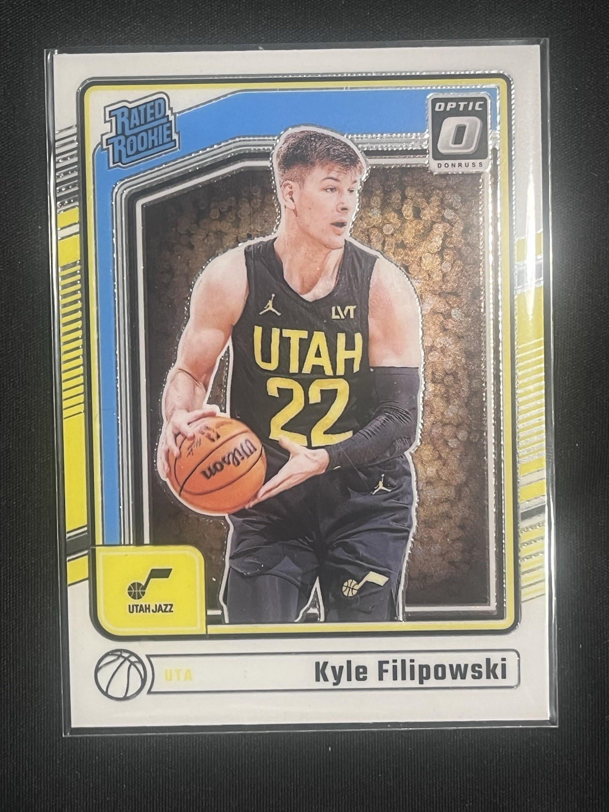 2024-25 Panini Donruss Optic Kyle Filipowski #300 Rated Rookie RC Base Jazz