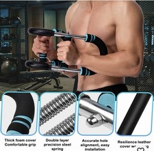 Adjustable Power Twister Bar 40-100Lb, Home Gym Chest and Arm Workout Trainer wi