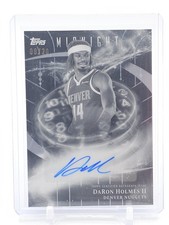 DARON HOLMES II 2025-26 TOPPS MIDNIGHT STROKE OF MIDNIGHT EQUINOX AUTO /20 Q4147