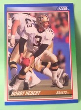 1990 Score - Bobby Hebert #45 - New Orleans Saints 