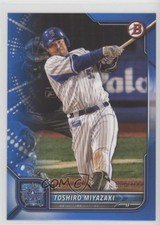 2022 Bowman NPB Nippon Professional Baseball Blue /199 Toshiro Miyazaki #24 00cp