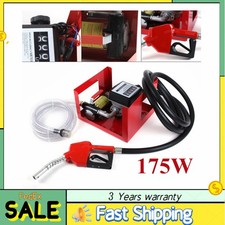 Portable Electric Diesel Fuel Transfer Pump Automatic Nozzle Transfer Pump 12V