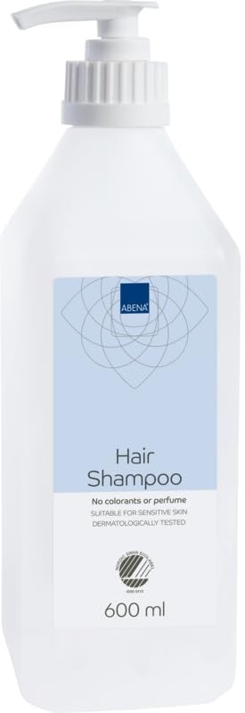 ABENA Hair Shampoo | 600ML | Fragrance Free 600 ml (Pack of 1), white - Image 2