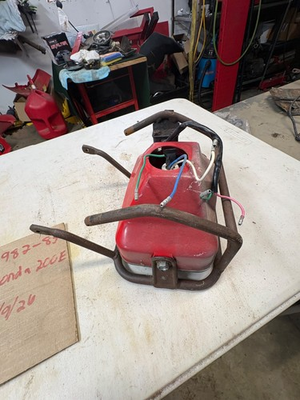 #ad 1982 Honda 200e oem headlight with guard $175.00