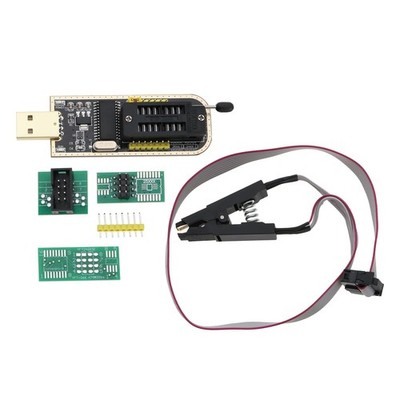 1 Lot CH341A 24/25 Series EEPROM Flash BIOS USB Programmer with SOIC8 SOP8 Ada...